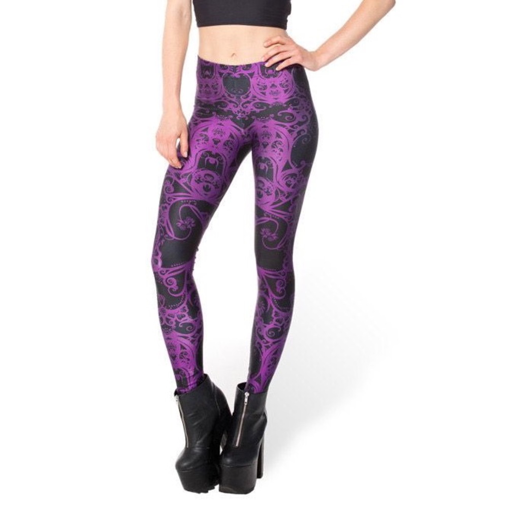 Blackmilk Plum Bath Leggings